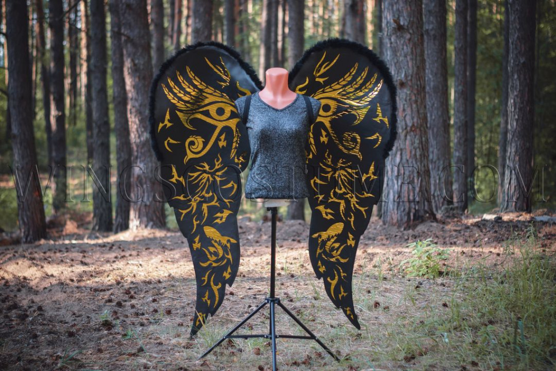 Large wings costume "Magic eyes"
