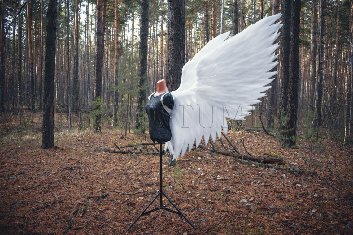Large angel wings costume "White angel"